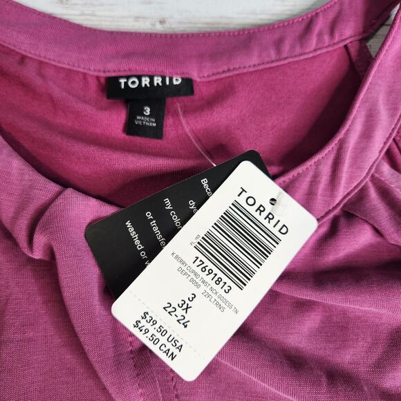 Torrid Knit Cupro High Neck Twist Top Size 3X NWT - Picture 4 of 7